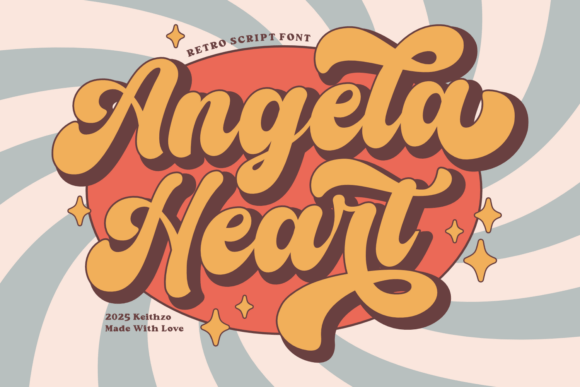 Angela Heart: A Font That Turns Campaign Messages Into Groovy Stories