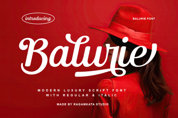 Balurie Regular: A Script Font for Elegant Web Design