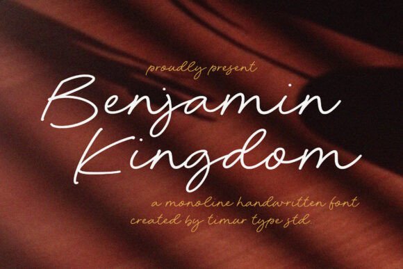 Benjamin Kingdom: The Elegant Monoline Font for Branding