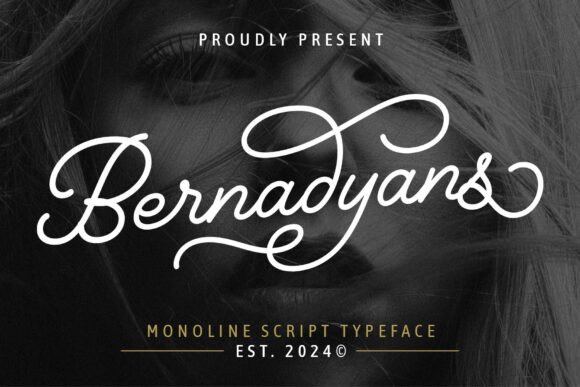 Bernadyans: A Script Font for Editorial Grace