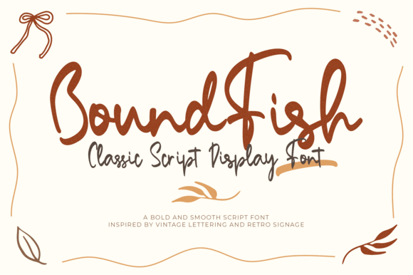 Bound Fish: The Handwritten Font for Scroll-Stopping Marketing