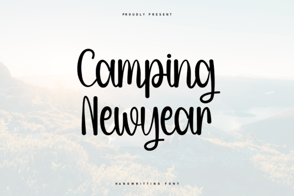 Camping Newyear: A Handwritten Font for Campaign Creatives