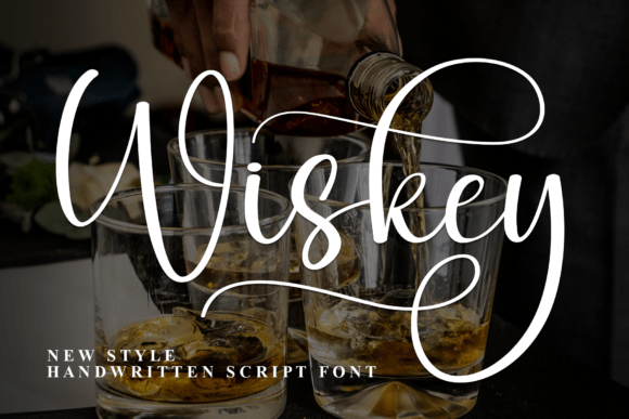Elevate Your Brand Identity with Wiskey, an Elegant Script Font
