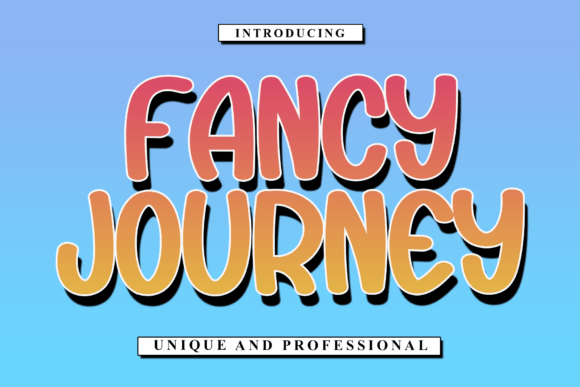 Fancy Journey: A Font That Transforms Everyday Branding
