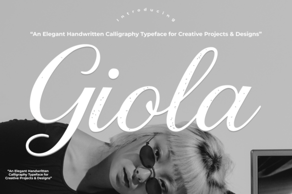 Giola: A Script Font with Modern Romance