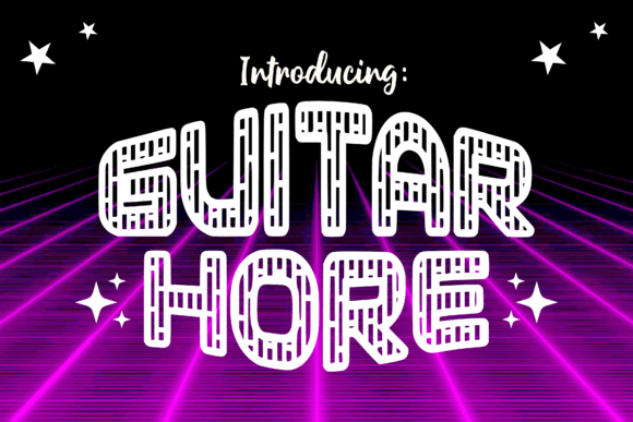 Guitar Hore: The Ultimate Typography for Creative Product Design