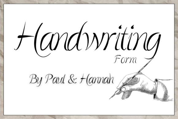 Handwriting Form: The Elegant Font for Authentic Branding
