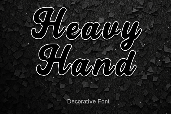 Heavy Hand: A Bold Script Font for Editorial Impact