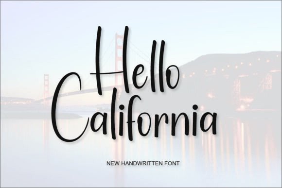 Hello California: A Stylish Script Font for Modern Branding