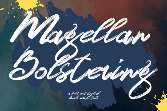 Magellan Bolstering: A Brush Font Built for Bold Marketing