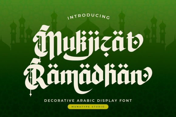 Mukjizat Ramadhan: A Calligraphic Font for Digital Design