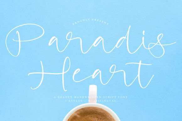 Paradisheart Regular: A Premium Script Font for Distinctive Marketing