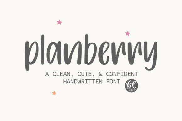 Planberry Font: A Crafter's Secret to Clean, Handwritten Charm