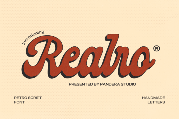 Realro Font: A Vintage Script for Digital Marketing Impact