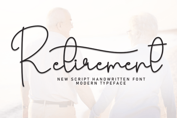 Retirement: A Timeless Handwritten Font for Modern Creators