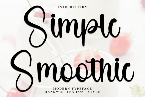 Simple Smoothie: A Font for Calm Editorial Design