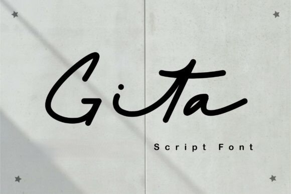 The Gita Font: A Soft Cursive Touch for Editorial Mood