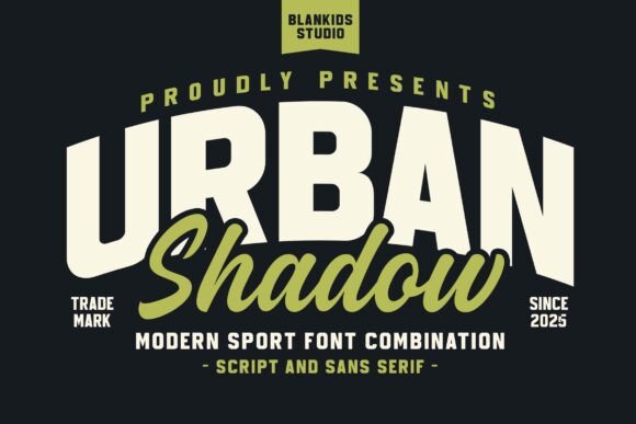 Urban Shadow: The Modern Font My Shop Deserves