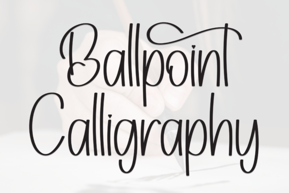 Using Ballpoint Calligraphy for Modern Web Design